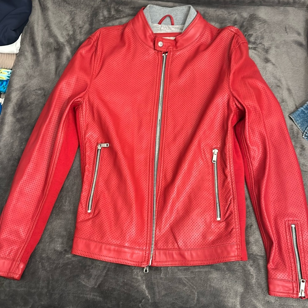 Zara red liger jacket